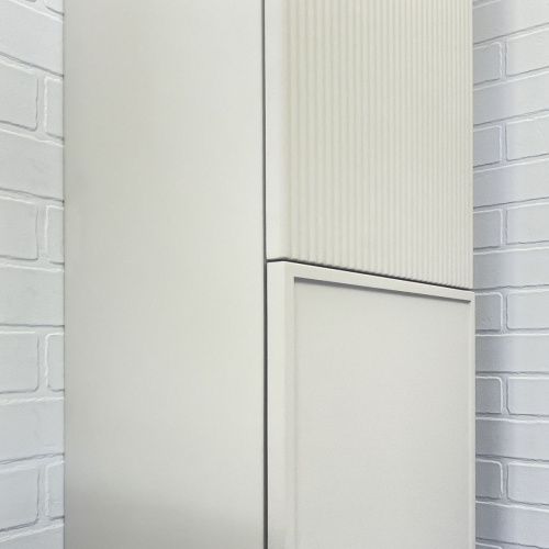 Шкаф-пенал Comforty Мадрид 00-00017855CF 40х160 подвесной цвет серый - фото 5