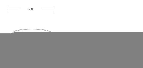 Раковина из сантехнического фарфора Milleau MIEL MU0064-GW 50х40 накладная цвет белый без отверстий под смеситель - фото 2