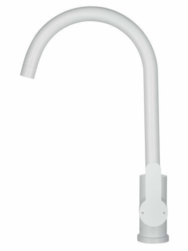 Смеситель для кухни Wonzon & Woghand WW-AE4554-MW на мойку белый - фото 2