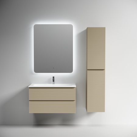 Тумба под раковину Sancos FOLK FL90CP 90х40 подвесная цвет бежевый