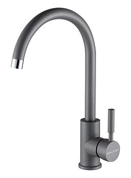 Смеситель для кухни Paulmark HOLSTEIN Ho212063-402 на мойку хром/серый