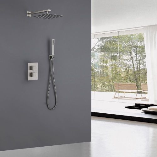 Душевая система Abber AF8251SP встраиваемая в стену цвет серый с термостатом - фото 2