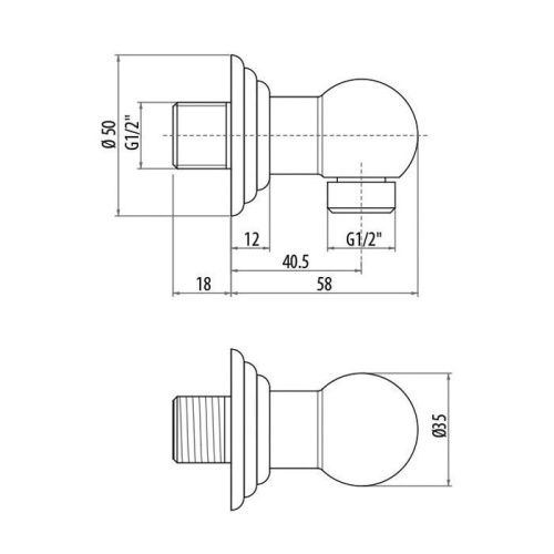 Шланговое подключение Gattoni Programma Doccia PRARE11V0 - фото 2