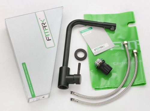 Смеситель для кухни Fmark FS8233H на мойку черный - фото 3