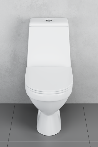 Унитаз напольный с бачком Damixa OriginEvo 2 788607SC белый с сиденьем микролифт смыв торнадо - фото 3