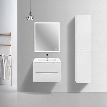 Тумба под раковину Vincea Mia Slim VMC-2MC700S1GW 70х40 подвесная цвет белый