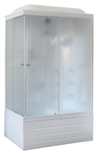 Душевая кабина Royal Bath BP RB8100BP2-M-R 100х80 прямоугольная с крышей ориентация правая