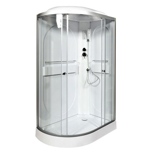 Душевая кабина AvaCan L602REL 120х80 асимметричная с крышей ориентация правая - фото 2