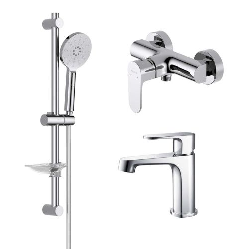 Комплект смесителей Aquatek ОБЕРОН AQ1231CR хром