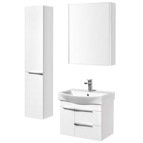 Зеркало-шкаф Aquaton Беверли 1A237002BV010 70х80 подвесной цвет белый - фото 3