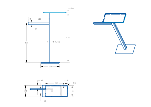 Стойка с аксессуарами Boheme 10952-CB - фото 2
