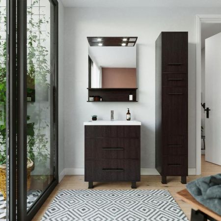 Зеркало с подсветкой Бриклаер Чили 4627125415050 70х90 подвесное