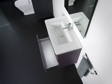 Тумба под раковину Roca The Gap Original ZRU9302741 70х40 подвесная цвет фиолетовый