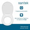 Крышка сиденье для унитаза Santek Паллада 1WH302378