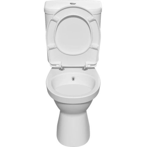 Унитаз напольный с бачком Vitra EISBERG 9844B099-7204 белый с сиденьем микролифт каскадный смыв - фото 2