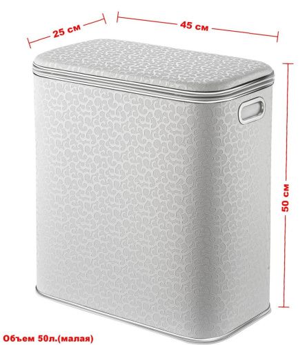 Корзина для белья Geralis Flower FWH-M - фото 2