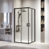 Душевой уголок RGW Passage 03083988-14 80х80 стекло прозрачное профиль черный без поддона