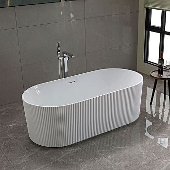 Ванна акриловая Vincea VBT-426-1700 170х80 отдельностоящая овальная