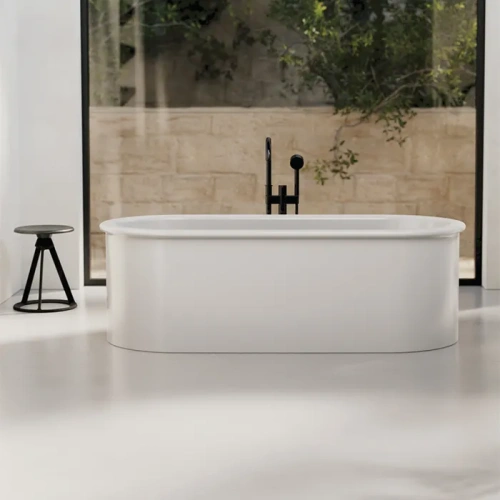 Ванна стальная Bette Suno Oval 2740-000 CFXXSR 180х80 отдельностоящая овальная с каркасом - фото 2