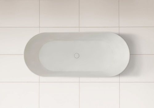 Ванна из искусственного камня Abber Stein AS9622 165х70 отдельностоящая овальная с ножками - фото 5