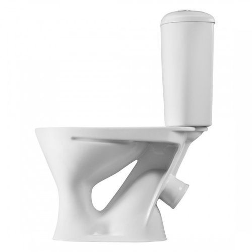 Унитаз-компакт напольный с бачком Santeri Версия 1P4033S0000BF белый с сиденьем каскадный смыв - фото 3
