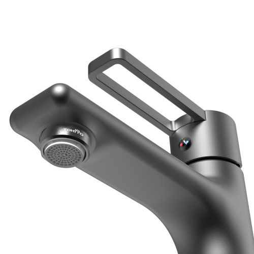 Смеситель Tokito KUDO TOK-KUD-1011 на раковину черный - фото 3