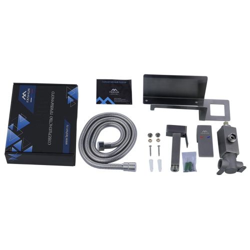 Гигиенический душ со смесителем Fashun A57704 серый - фото 4