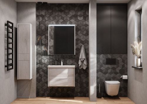 Шкаф-пенал Roca Ronda ZRU9303005 30х140 подвесной цвет серый/белый - фото 2