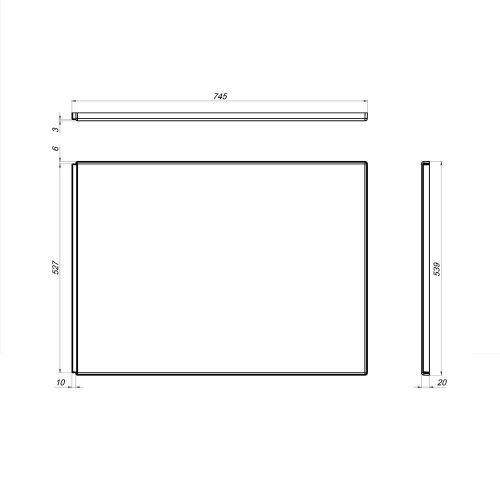 Экран для ванны Am.Pm Gem W00A-000-075W-S - фото 4