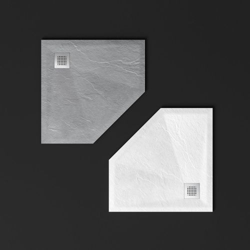 Душевой поддон из искусственного камня Vincea H25 VST-4SP9090W 90х90 белый - фото 5