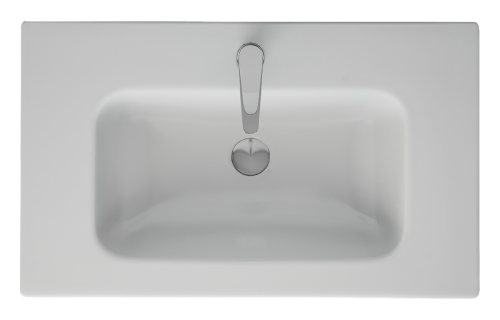 Раковина мебельная керамическая Dreja Euphoria 80 640177 80х50 накладная цвет белый - фото 3