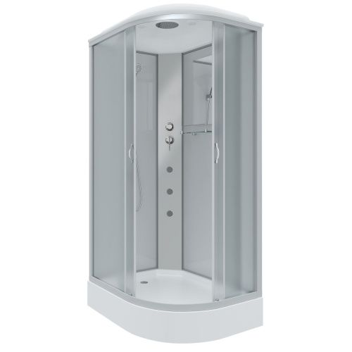 Душевая кабина Niagara Classic 33121423LG 120х80 асимметричная с крышей ориентация левая