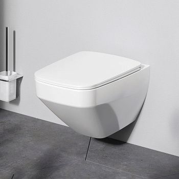 Унитаз подвесной Am.Pm Inspire V2.0 C50A1700SC белый с сиденьем микролифт безободковый каскадный смыв