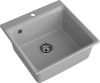 Кухонная мойка Granfest Level LV-510 серый 50х50 цвет серый поверхность матовая