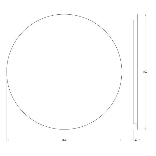 Зеркало с подсветкой Evoform Ledshine BY 2545 80х80 подвесное - фото 2