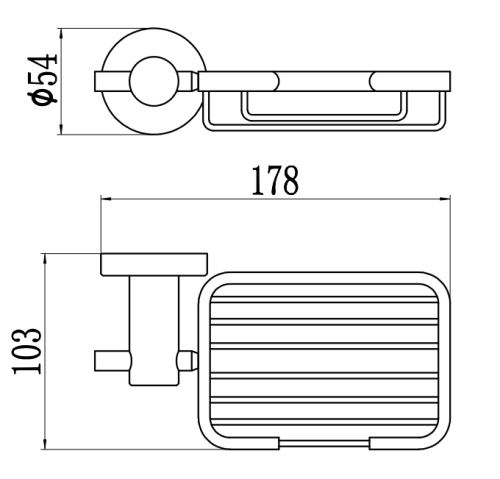 Мыльница Savol S-005632 - фото 3