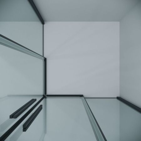 Душевая дверь Grossman Galaxy 1/2.K33.01.12.21.00 120х195 стекло прозрачное профиль черный