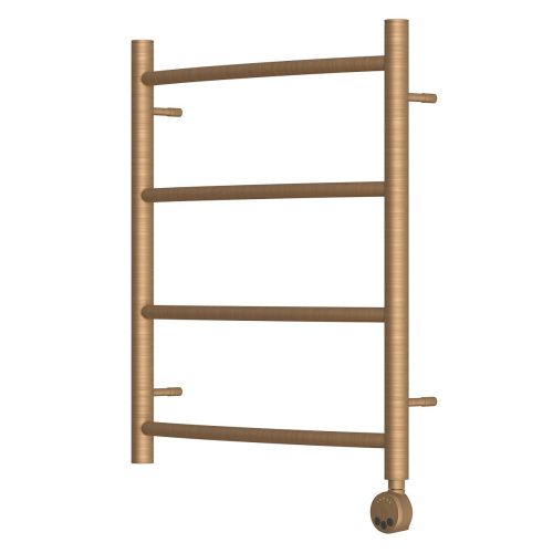 Полотенцесушитель электрический Point Афина PN04156BRE 55х65 бронза - фото 3