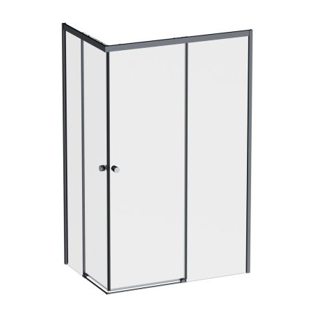 Душевой уголок Am.Pm X-Joy W94G-403-12080-BТ 120х80 стекло прозрачное профиль черный без поддона