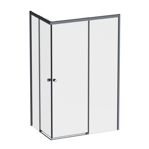 Душевой уголок Am.Pm X-Joy W94G-403-12080-BТ 120х80 стекло прозрачное профиль черный без поддона - фото 2