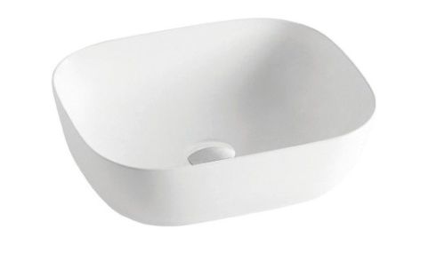 Раковина керамическая Art&Max AM280-T 50х30 накладная цвет белый