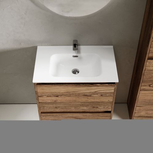 Тумба под раковину Sancos Libra Floor LB70FECH 70х50 напольная цвет коричневый - фото 5