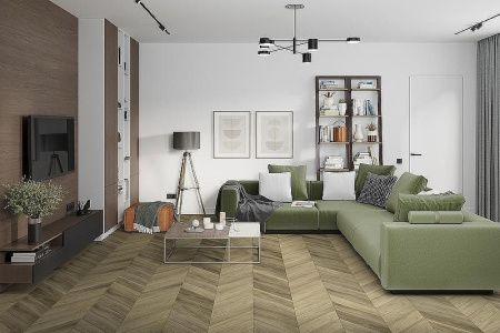 Кварцвиниловая плитка Damy Floor CHEVRON LVT DF06-Ch-LVT Амбуаз толщина 0.25 см 43 класс 600х127