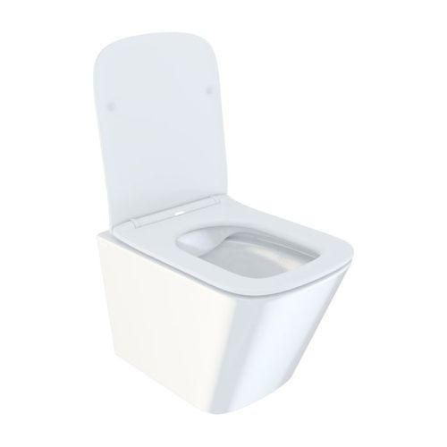 Унитаз подвесной IDDIS Bild BILRDSEi25 белый с сиденьем микролифт безободковый каскадный смыв - фото 3