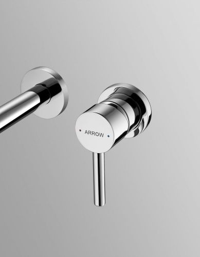 Смеситель для раковины Arrow AG4201 встраиваемый в стену хром - фото 3