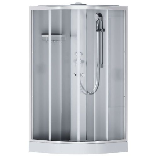 Душевая кабина Am.Pm X-Joy W94C-401-100MT 100х100 четверть круга без крыши ориентация универсальная - фото 2