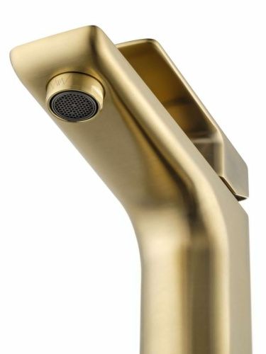 Смеситель Wonzon & Woghand Edge WW-88139003-BG на раковину золото - фото 3