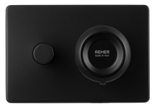 Смеситель для душа Remer Element ET09HRGNO встраиваемый в стену черный - фото 3