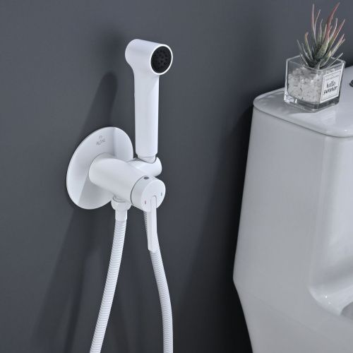 Гигиенический душ со смесителем Rose R235C белый - фото 4