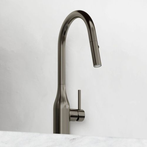 Смеситель для кухни Sancos Grand SC4002GG на мойку вороненая сталь - фото 4